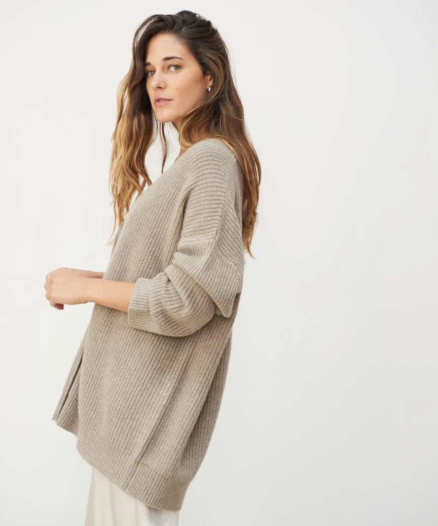 Amanda | Cardigan en cachemire col V