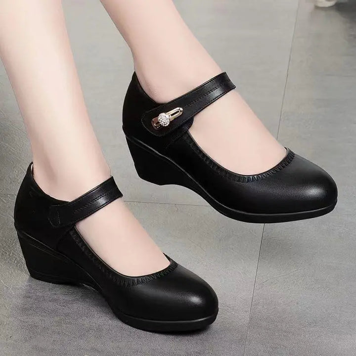 Nathalie | Chaussures élégantes à talon moyen, confort absolu