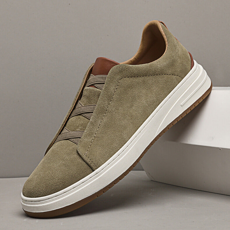 CHAUSSURES SLIP-ON EN DAIM POUR HOMME