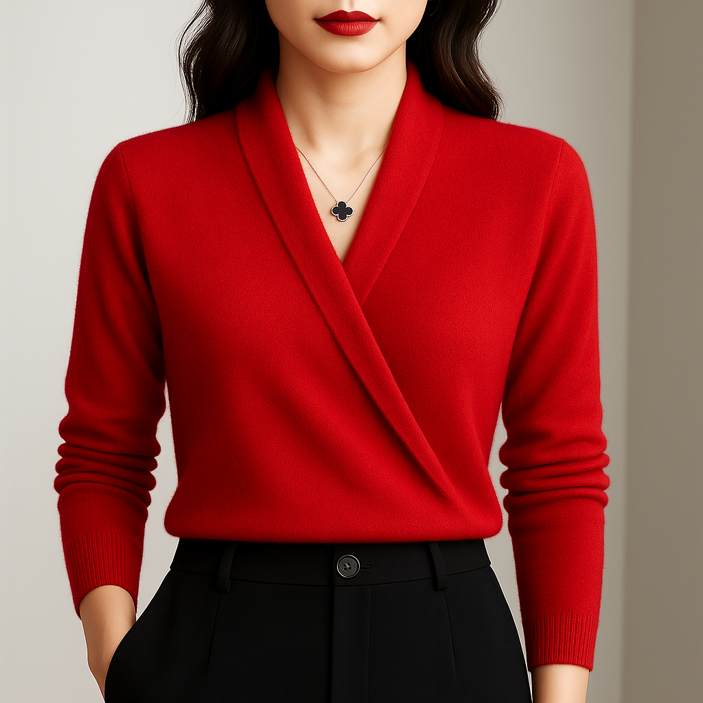 Camille | Pull Cache|Cœur Élégant