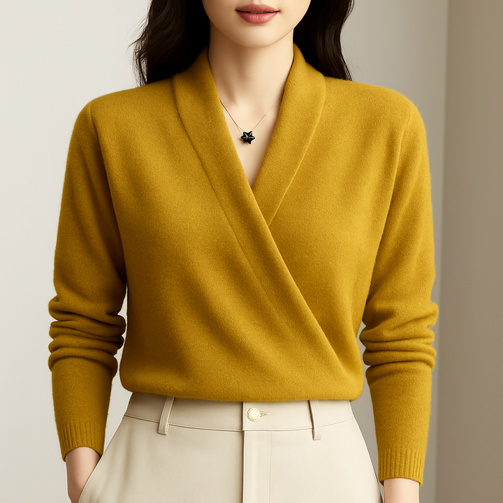 Camille | Pull Cache|Cœur Élégant