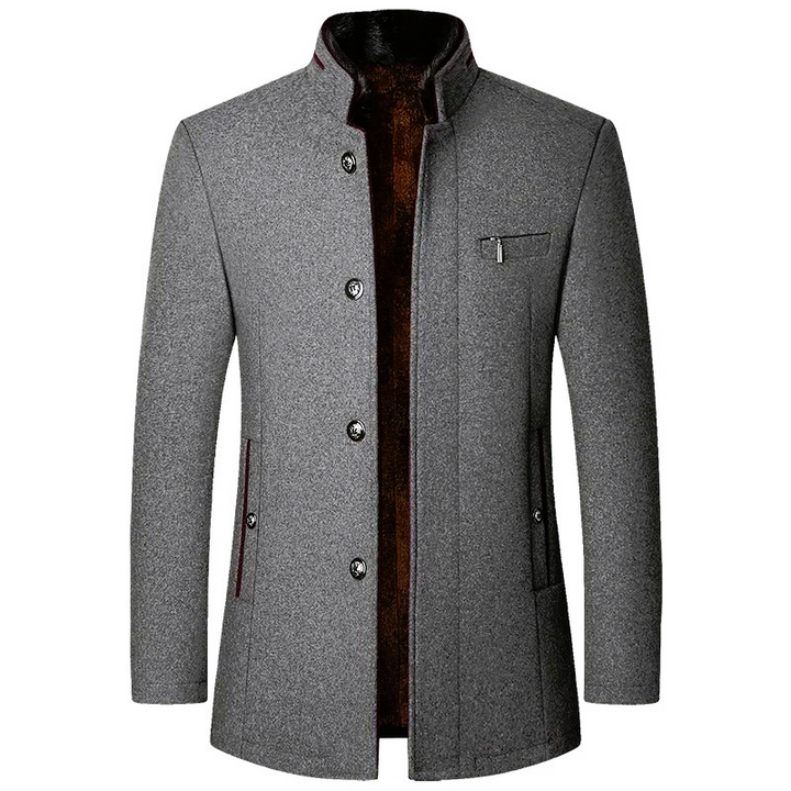 MANTEAU EN MÉLANGE DE LAINE POUR HOMME
