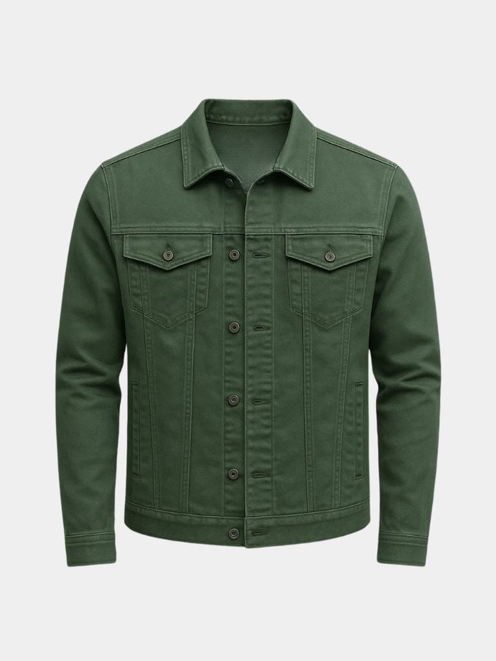 YVES | Veste casual heritage en coton brossé — esprit sportswear