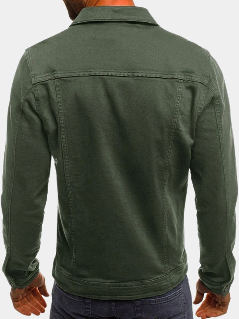 GÉRARD | Veste trucker en coton brossé — coupe droite