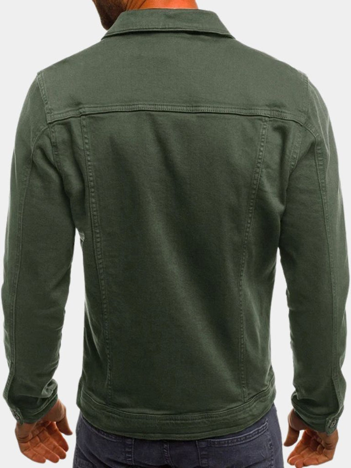GÉRARD | Veste trucker en coton brossé — coupe droite