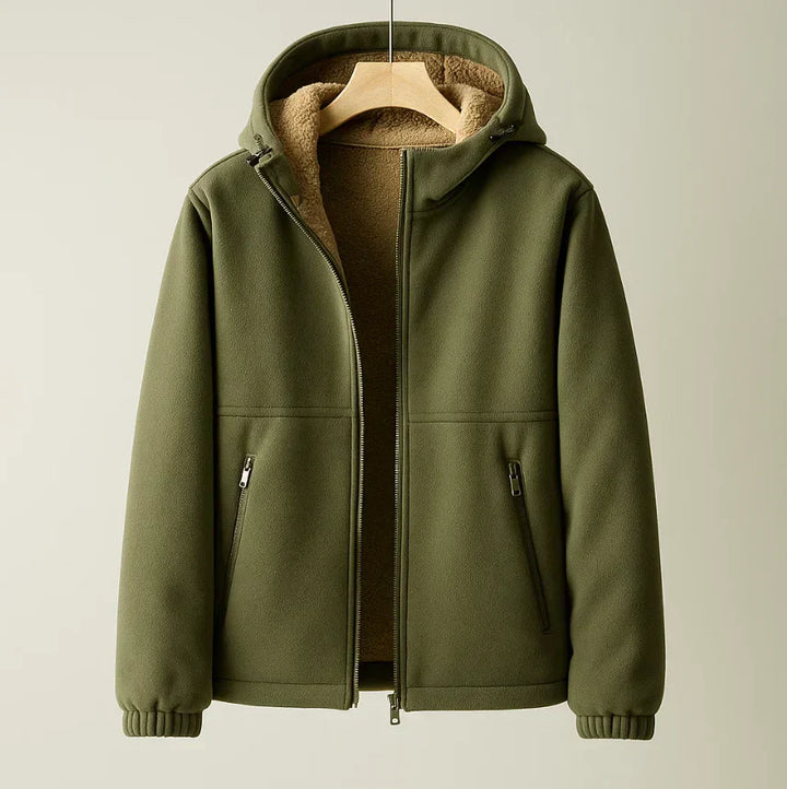 VESTE D'HIVER EN LAINE POUR HOMME