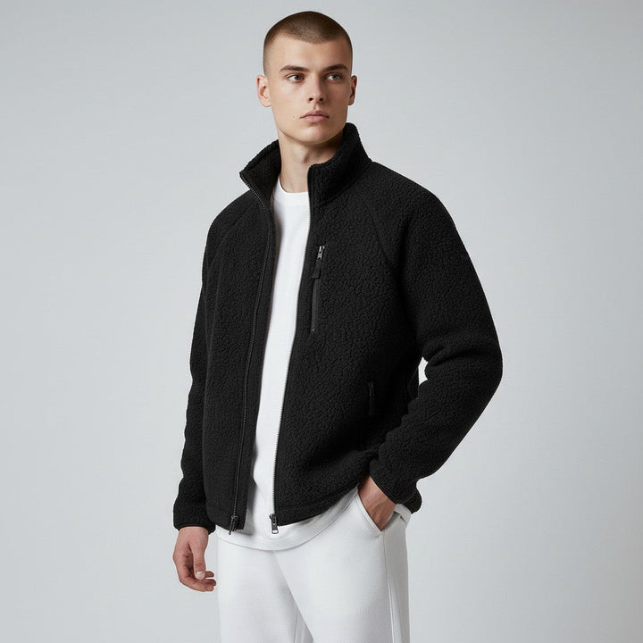 VESTE EN POLAIRE SHERPA POUR HOMME