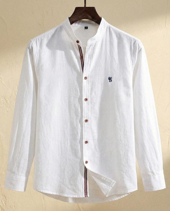 CHEMISE À COL OFFICIER POUR HOMME