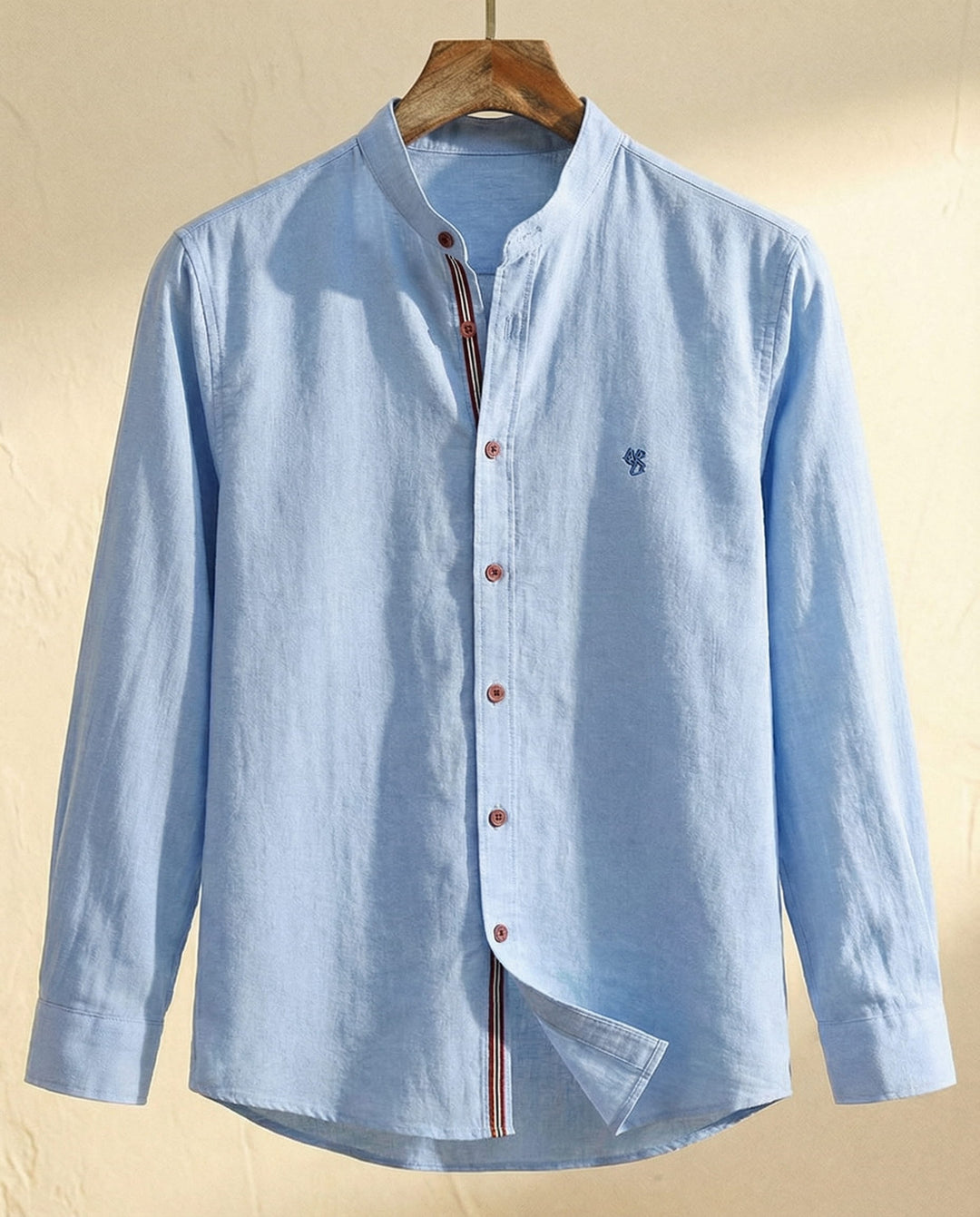 CHEMISE À COL OFFICIER POUR HOMME