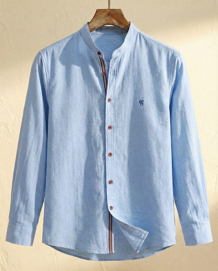 CHEMISE À COL OFFICIER POUR HOMME