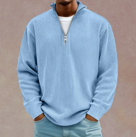 PULL DEMI-ZIP POUR HOMME