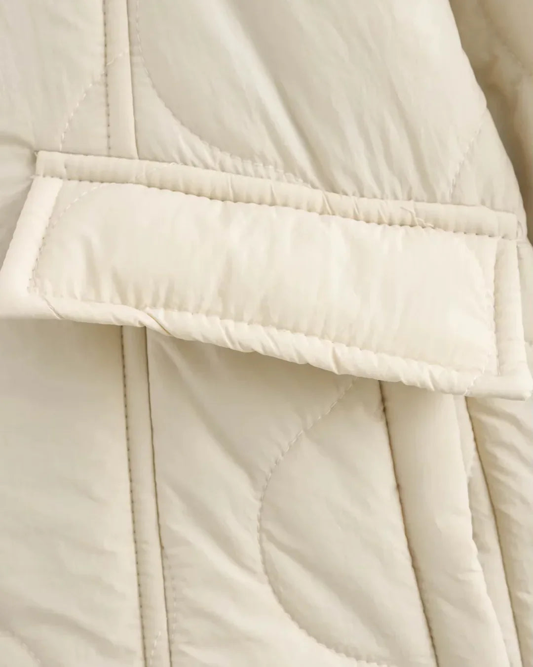 Camille Cannes | Veste matelassée chaude avec détail léopard