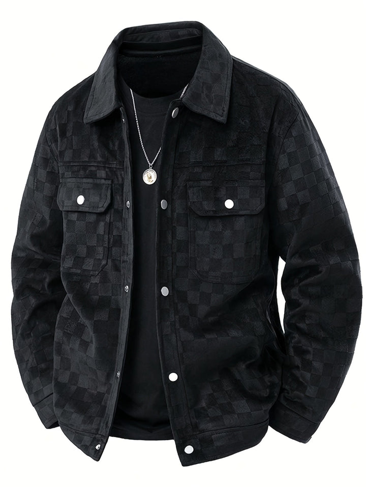 VESTE EN VELOURS SUEDE