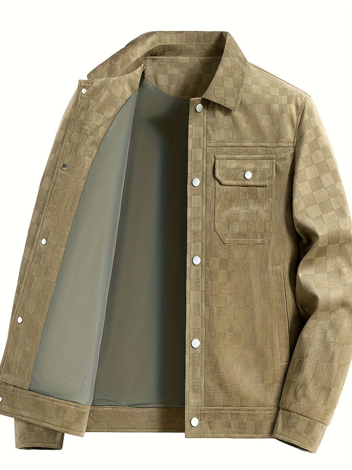 VESTE EN VELOURS SUEDE