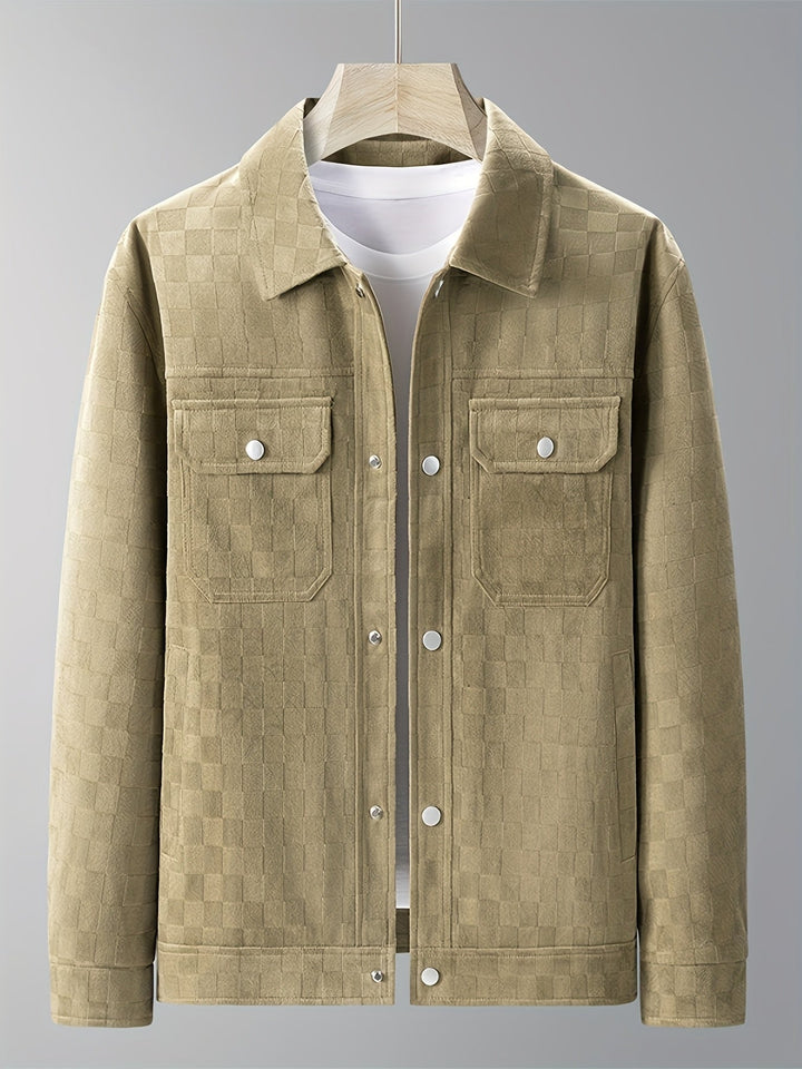 VESTE EN VELOURS SUEDE