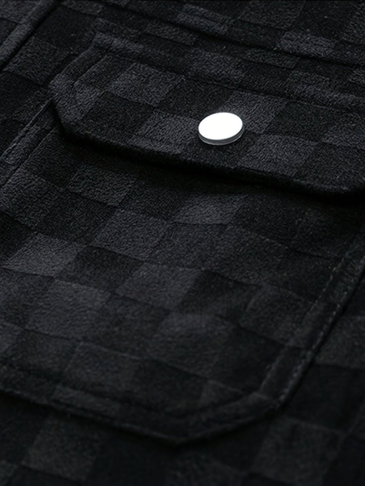 VESTE EN VELOURS SUEDE