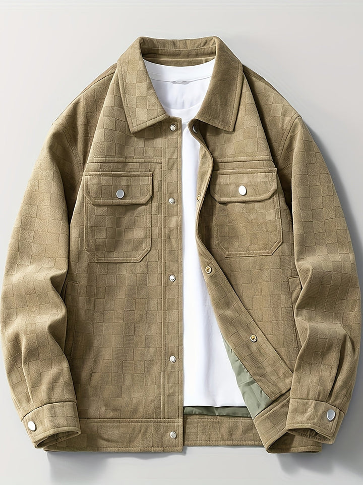 VESTE EN VELOURS SUEDE