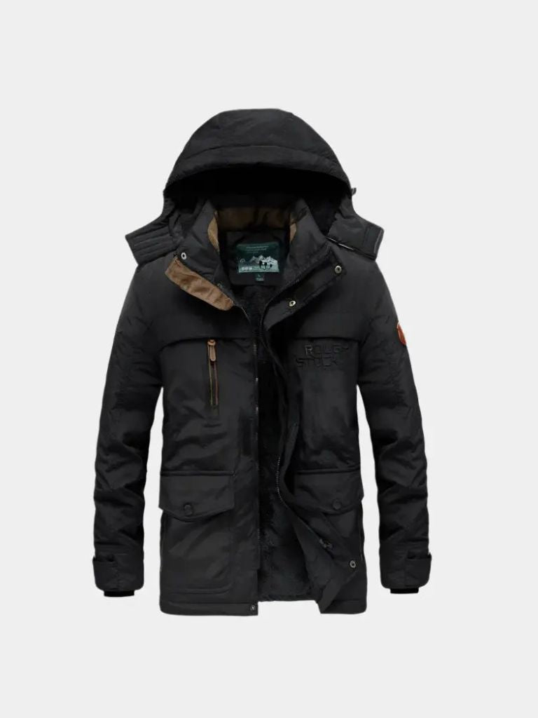 PASCAL | Parka militaire à capuche en coton technique