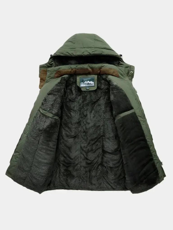 PASCAL | Parka militaire à capuche en coton technique