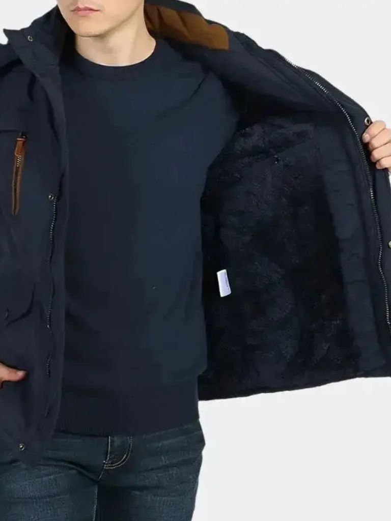 PASCAL | Parka militaire à capuche en coton technique