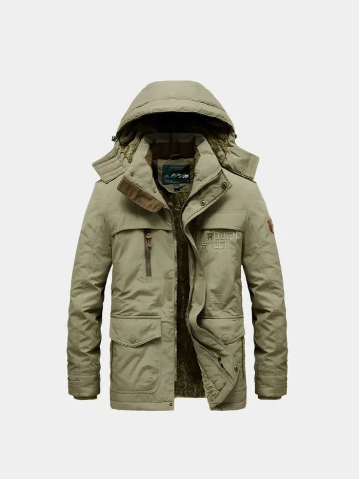 PASCAL | Parka militaire à capuche en coton technique