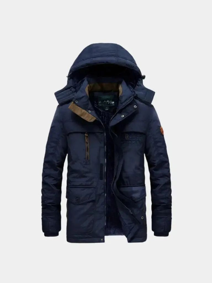 PASCAL | Parka militaire à capuche en coton technique