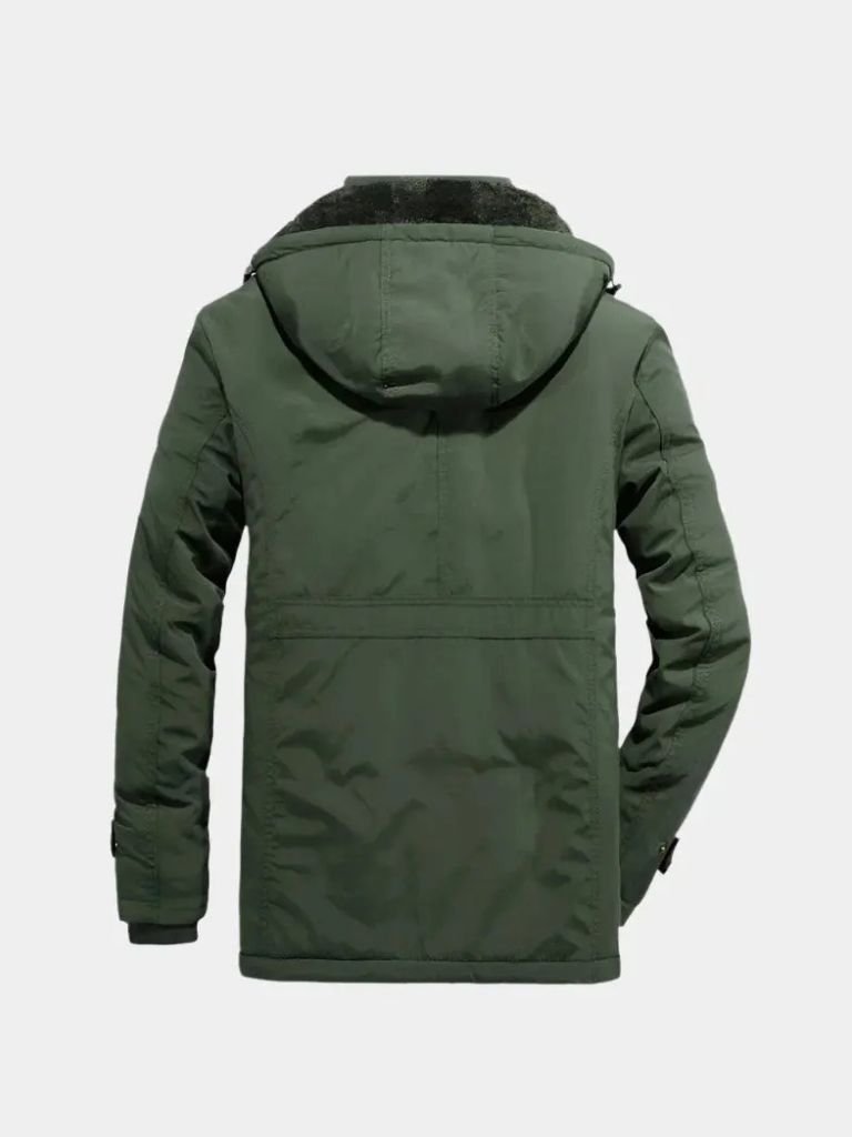 PASCAL | Parka militaire à capuche en coton technique