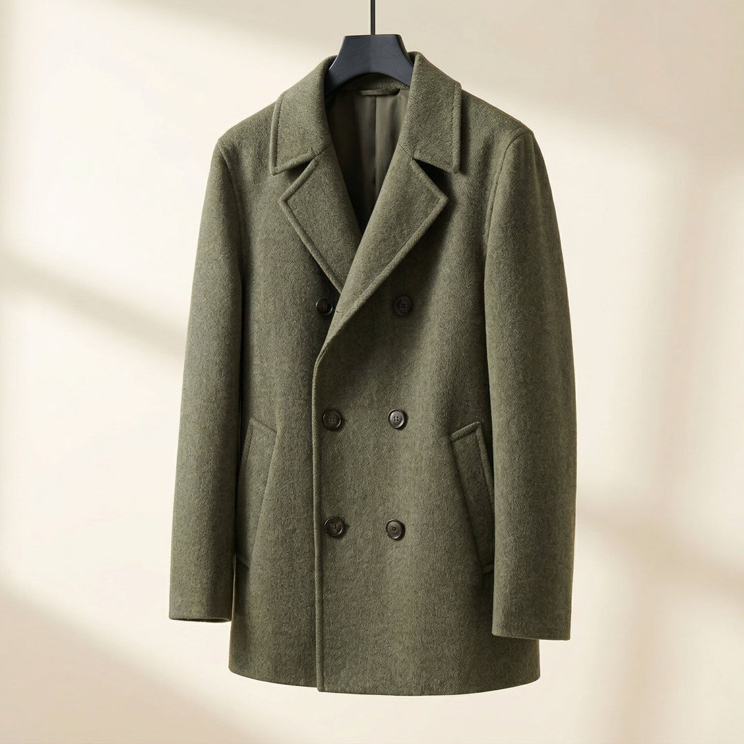 MANTEAU EN LAINE STRUCTURÉ POUR HOMME