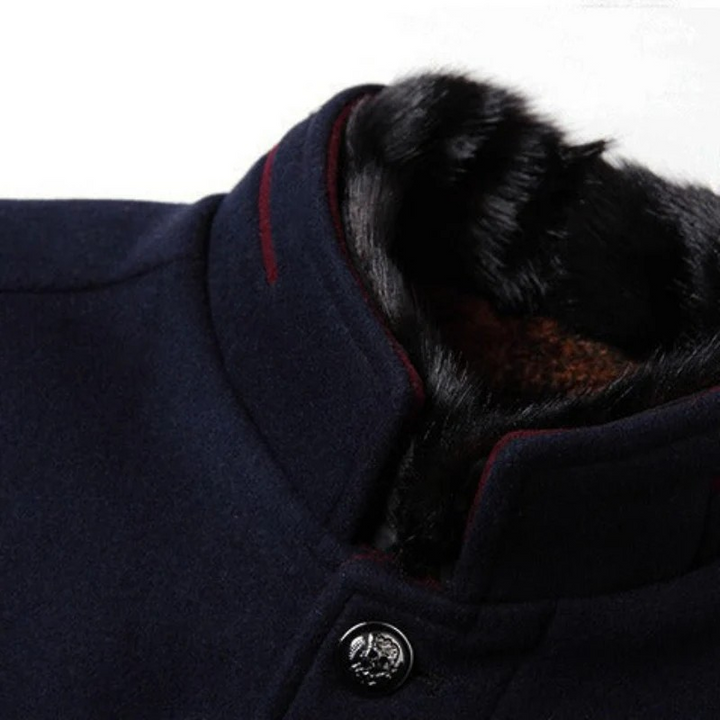 MANTEAU EN MÉLANGE DE LAINE POUR HOMME