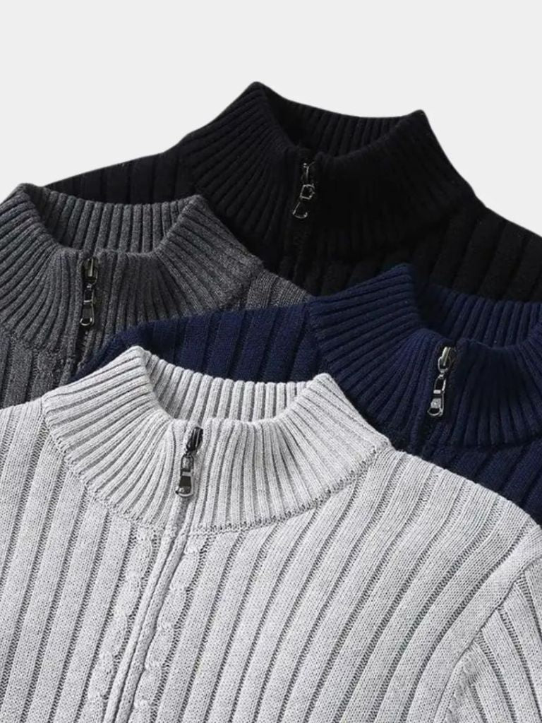 STANISLAS | Veste en maille premium — coupe taillée et finitions raffinées