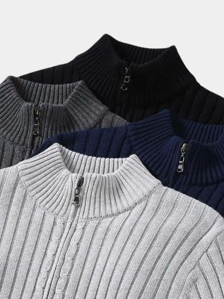 STANISLAS | Veste en maille premium — coupe taillée et finitions raffinées