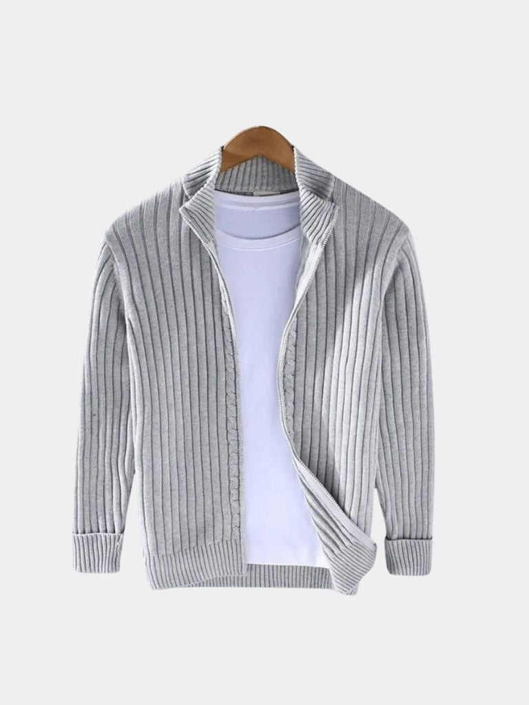 STANISLAS | Veste en maille premium — coupe taillée et finitions raffinées