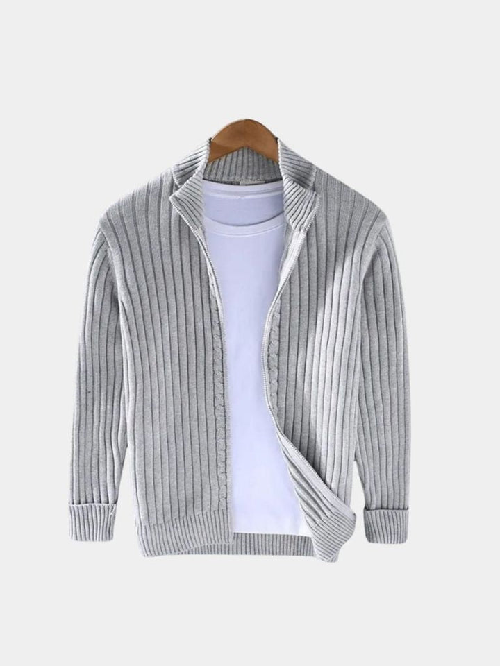STANISLAS | Veste en maille premium — coupe taillée et finitions raffinées