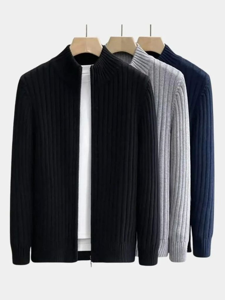 STANISLAS | Veste en maille premium — coupe taillée et finitions raffinées