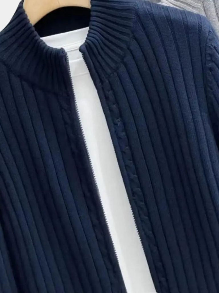 STANISLAS | Veste en maille premium — coupe taillée et finitions raffinées