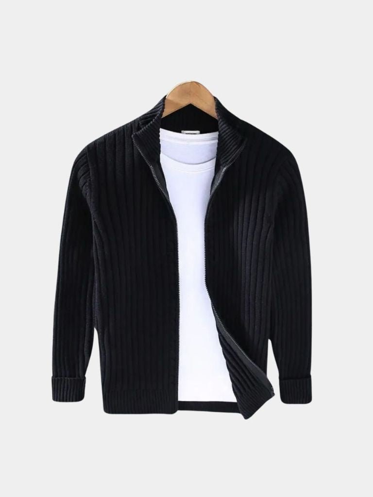 STANISLAS | Veste en maille premium — coupe taillée et finitions raffinées