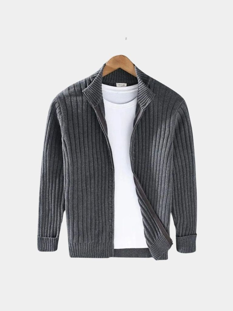 STANISLAS | Veste en maille premium — coupe taillée et finitions raffinées