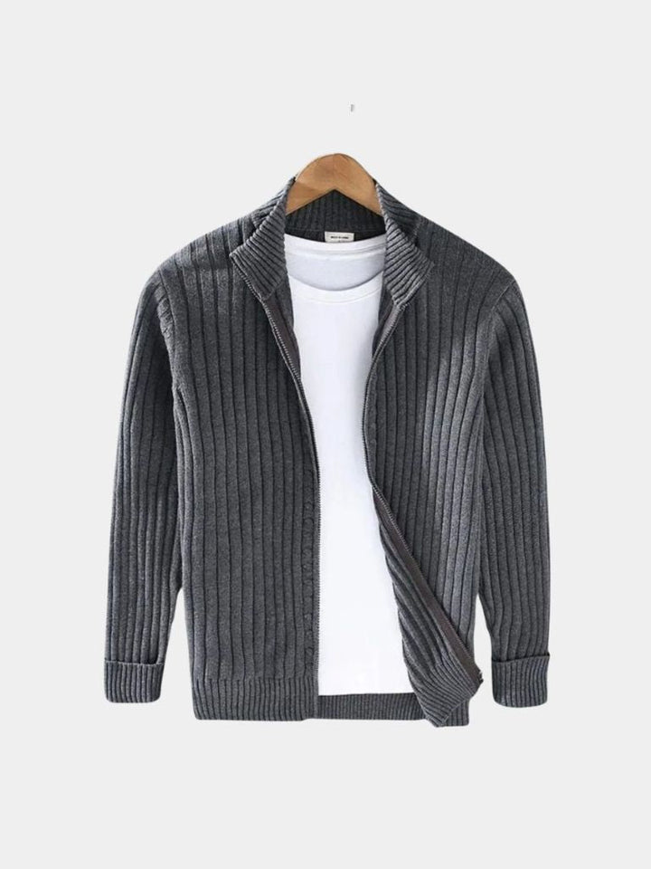 STANISLAS | Veste en maille premium — coupe taillée et finitions raffinées