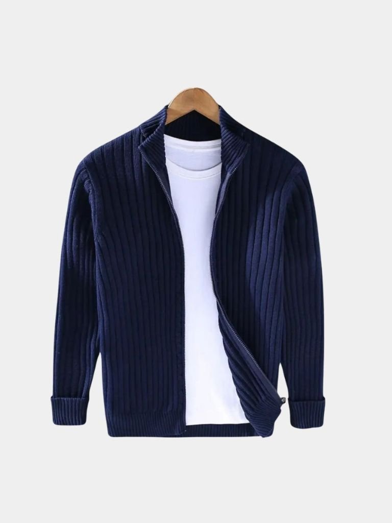 STANISLAS | Veste en maille premium — coupe taillée et finitions raffinées