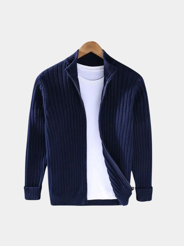 STANISLAS | Veste en maille premium — coupe taillée et finitions raffinées