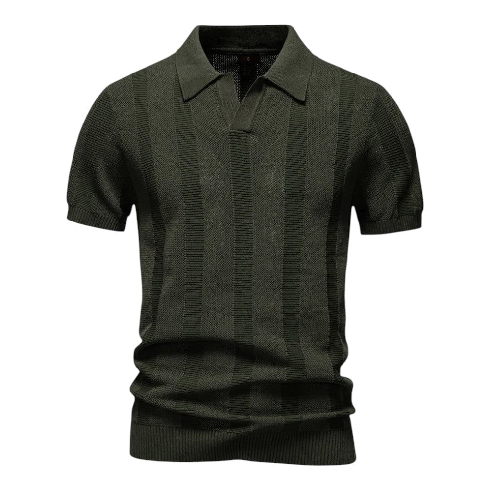 POLO EN MAILLE ÉLEVÉE