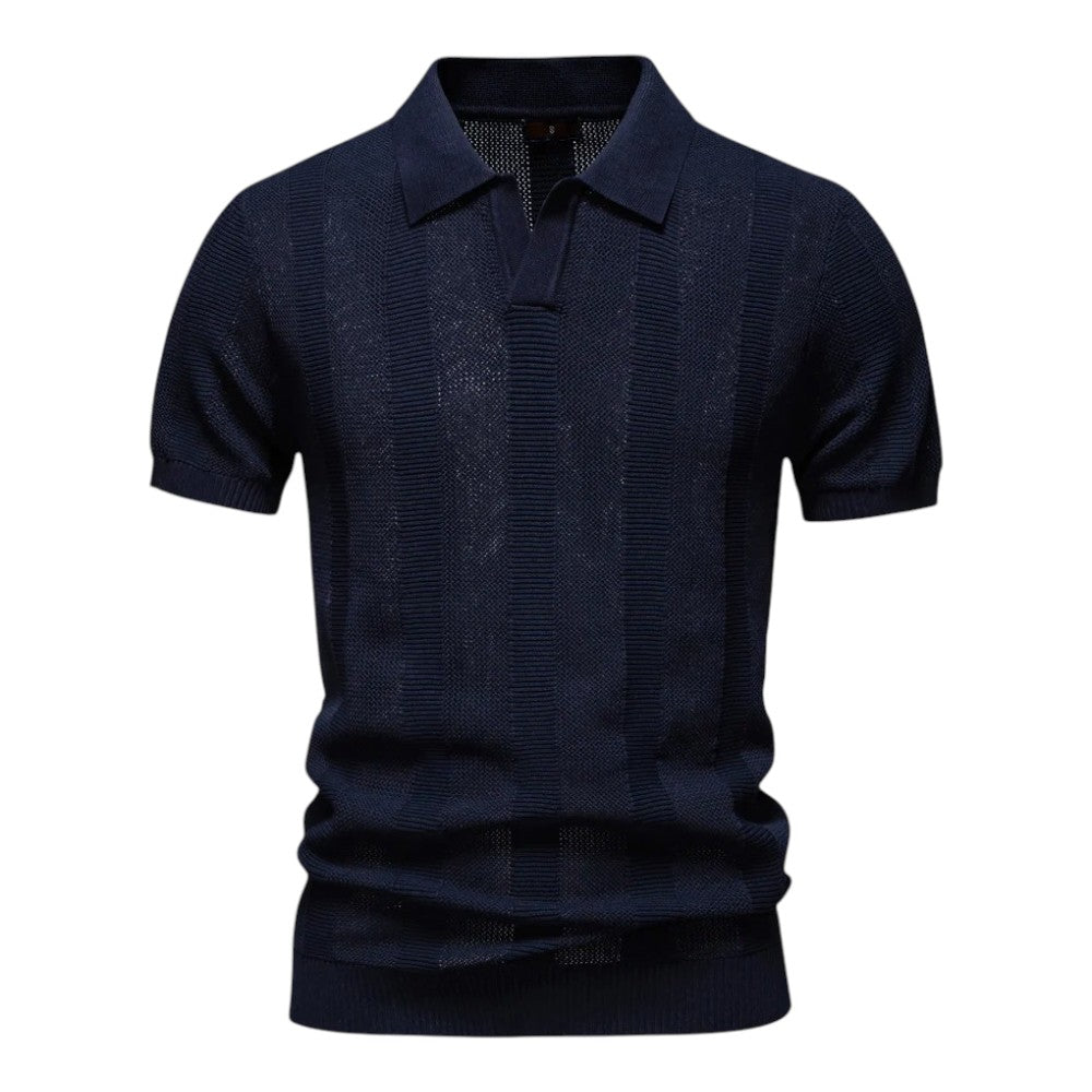 POLO EN MAILLE ÉLEVÉE