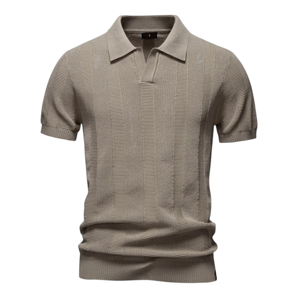 POLO EN MAILLE ÉLEVÉE