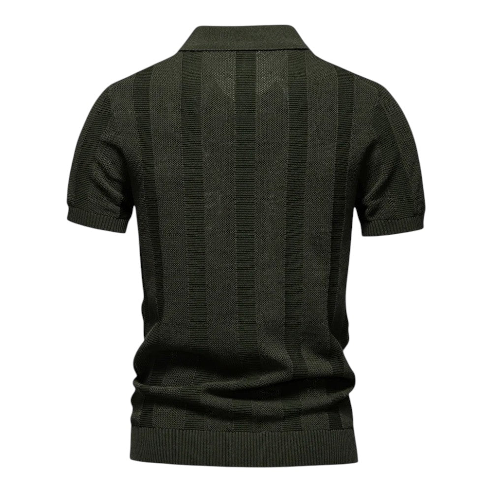 POLO EN MAILLE ÉLEVÉE
