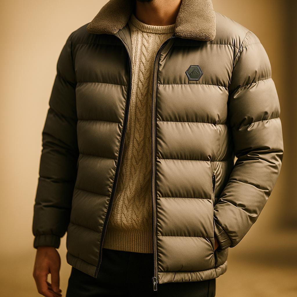 VESTE D'HIVER MATELASSÉE POUR HOMME