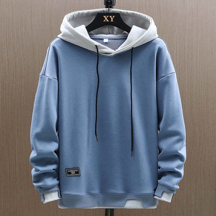 SWEAT À CAPUCHE BICOLORE POUR HOMME