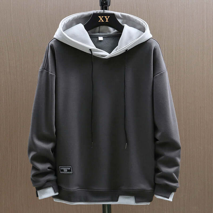 SWEAT À CAPUCHE BICOLORE POUR HOMME