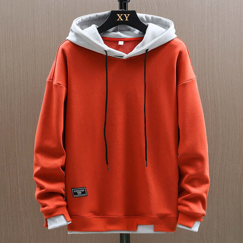 SWEAT À CAPUCHE BICOLORE POUR HOMME