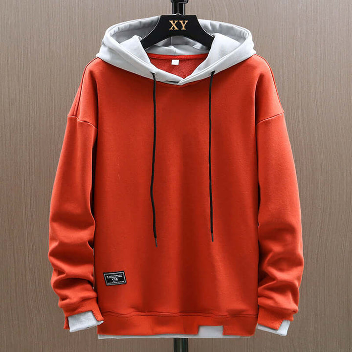 SWEAT À CAPUCHE BICOLORE POUR HOMME