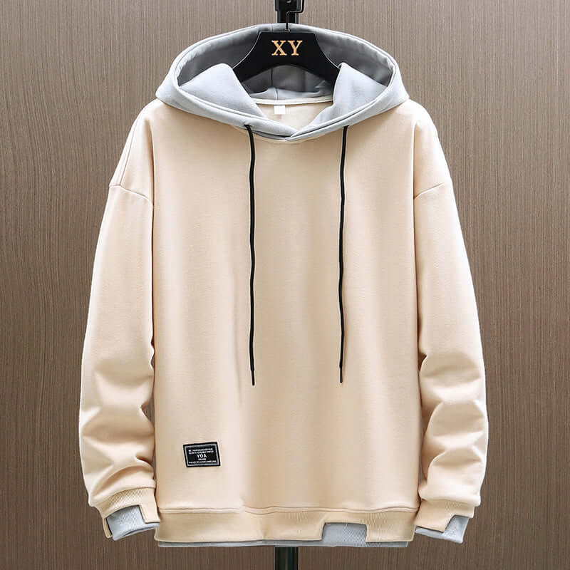 SWEAT À CAPUCHE BICOLORE POUR HOMME